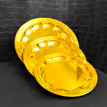 Set of 3 Asian Style Rice Platter